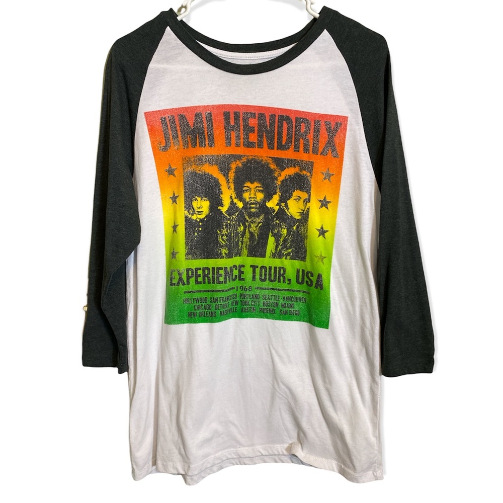 NWOT JIMI HENDIX EXPERIENCE TOUR JERSEY. SIZE MEDIUM UNISEX